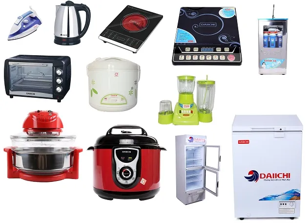 Các thiết bị gia dụng nhỏ (Nồi cơm điện, Ấm siêu tốc, Máy xay sinh tố, Bếp từ...)