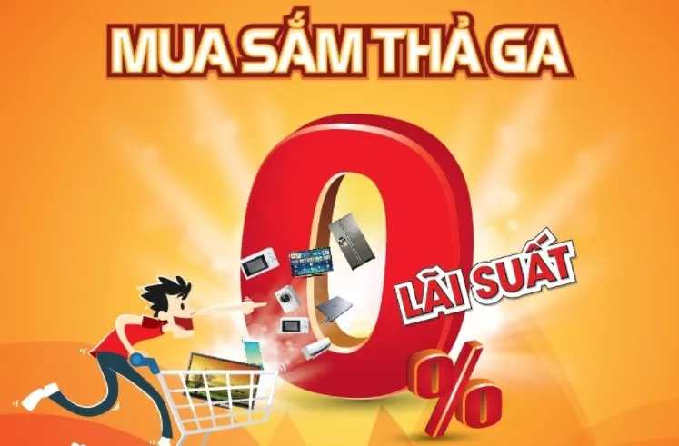 Điện máy Trả góp không Lãi suất