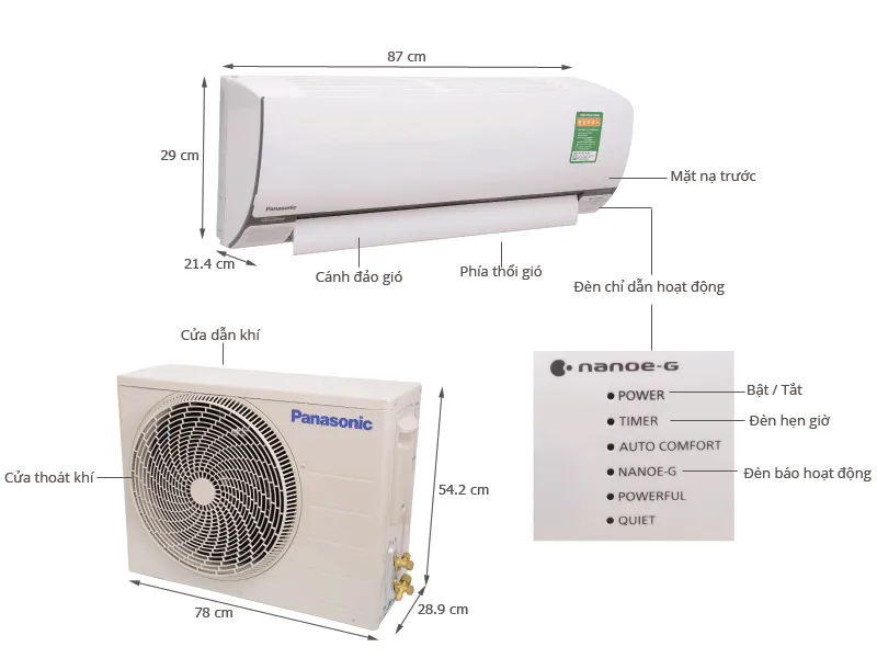 Giới thiệu chung về Máy lạnh LG và Panasonic
